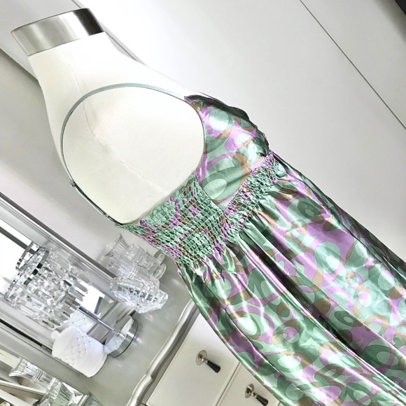 Satin Sundress Dress Small - Picture 4 of 6